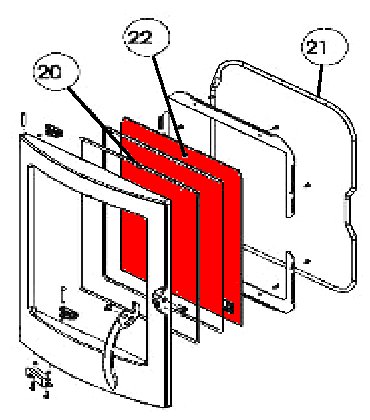 Austroflamm Solo szyba wziernika Austroflamm Solo szyba wziernika