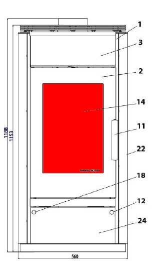 Haas-Sohn Husum 206.15 glas