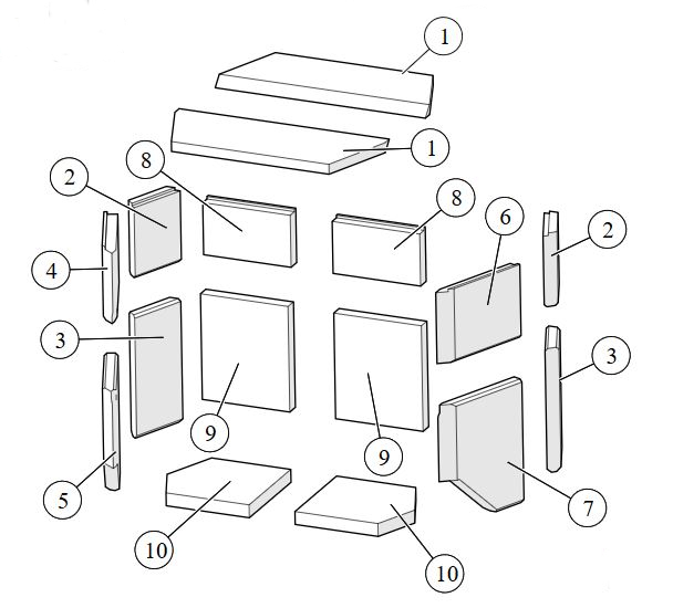 Lotus M1 revêtement de chambre de combustion B Lotus M1 revêtement de chambre de combustion B