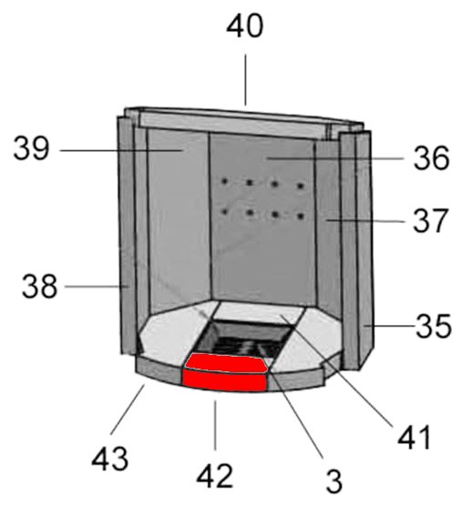 Justus Baltrum pietra per fondo anteriore Justus Baltrum pietra per fondo anteriore
