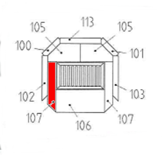Haas-Sohn Bornholm 164.17 pietra per fondo a sinistra A Haas-Sohn Bornholm 164.17 pietra per fondo a sinistra A