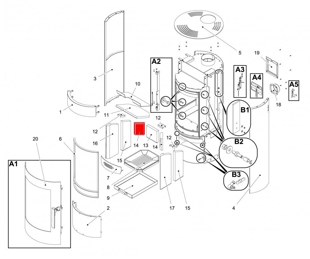 Haas-Sohn Olbia easy 209.15 sidesten venstre bagved Haas-Sohn Olbia easy 209.15 sidesten venstre bagved