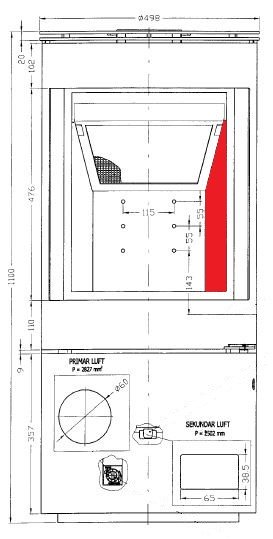 Caminos Baron cegła boczna z prawej strony Caminos Baron cegła boczna z prawej strony