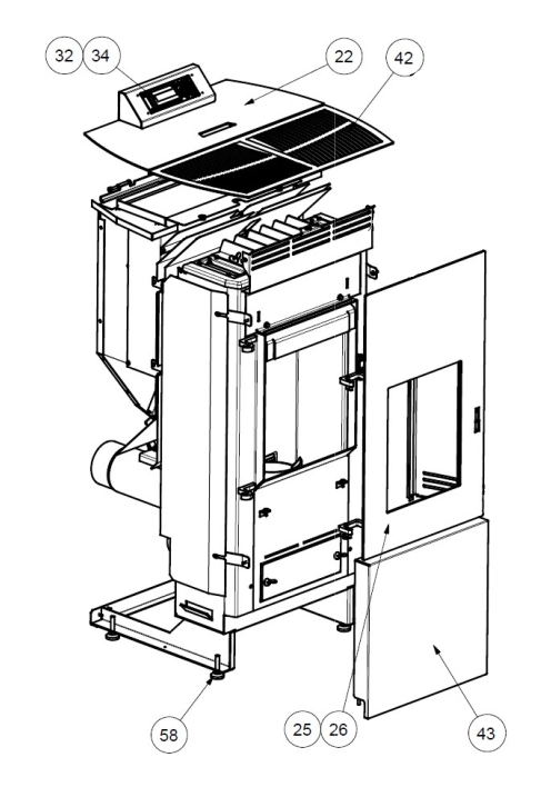 Wamsler WP 01 Bedienboard Bedienboard