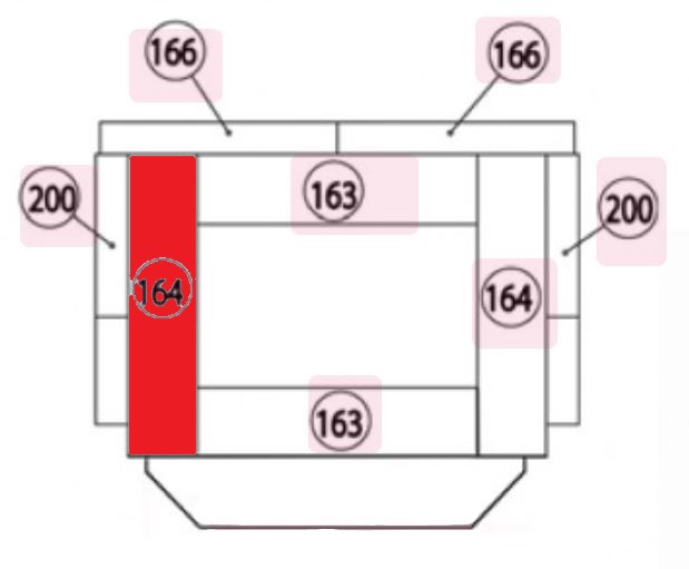 Haas-Sohn Tonstad 303.15 cegła podłogowa z lewej strony Haas-Sohn Tonstad 303.15 cegła podłogowa z lewej strony