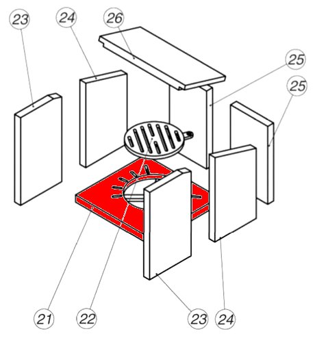 Justus Alamo support de grille A Justus Alamo support de grille A