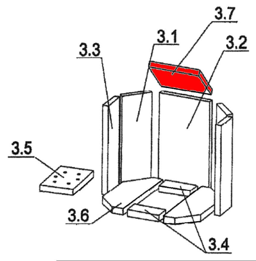 Oranier Kiruna 8 vlamplaat Oranier Kiruna 8 vlamplaat