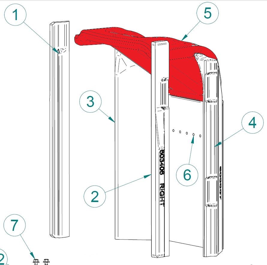 Contura 750 Prallplatte  Contura 750 Prallplatte