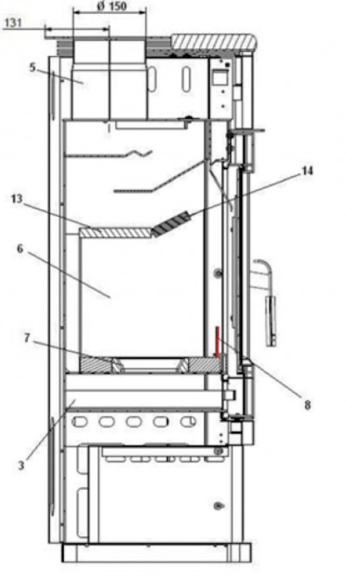 Haas-Sohn Montegrotto II 305.15 ferma legna
