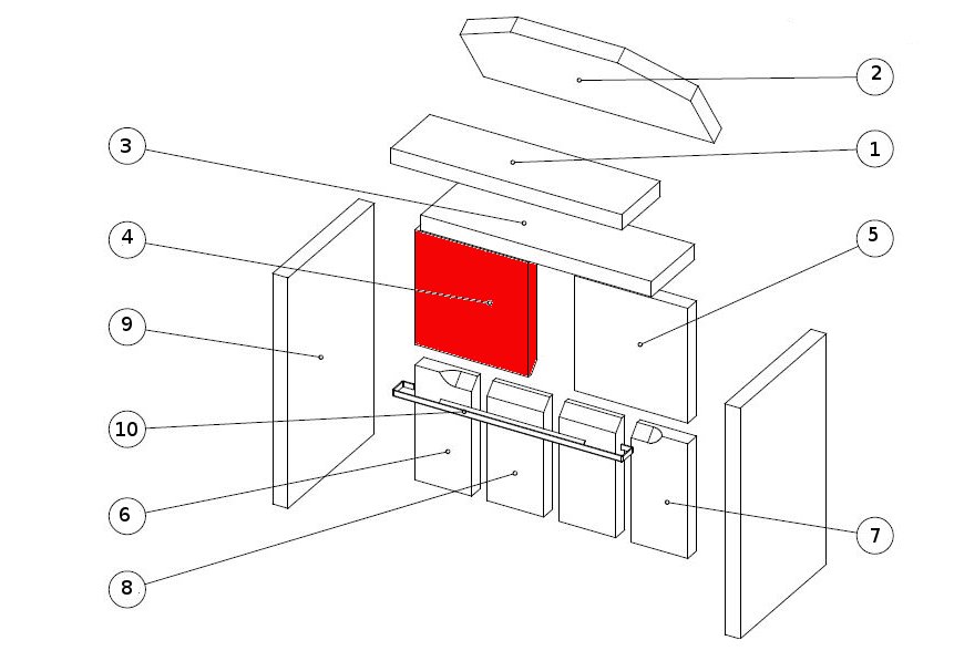 Wamsler Loft bagsten venstre oven Wamsler Loft bagsten venstre oven