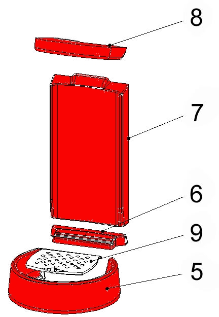 Austroflamm Tria binnenwerk A Austroflamm Tria binnenwerk A