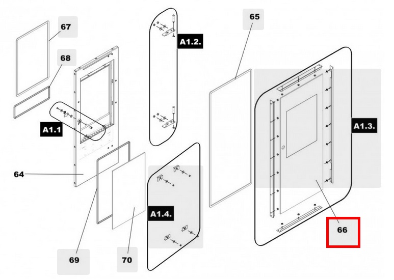 Haas-Sohn Catania II RLU 443.08 szyba wziernika na zewnątrz Haas-Sohn Catania II RLU 443.08 szyba wziernika na zewnątrz
