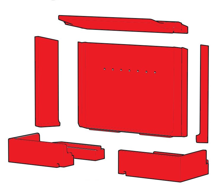 Contura i50 okładzina komory paleniskowej Contura i50 okładzina komory paleniskowej