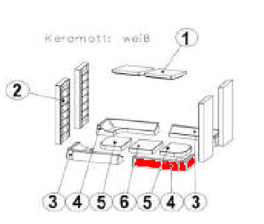 Austroflamm Argos Bodenstein vorne rechts Austroflamm Argos Bodenstein vorne rechts