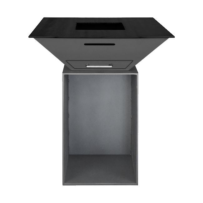 Feuerschale Plancha BlackBull BigQube M Wood SMBB1