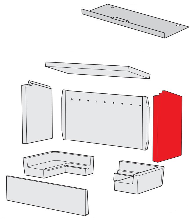 Contura i30 pierre latérale droit Contura i30 pierre latérale droit