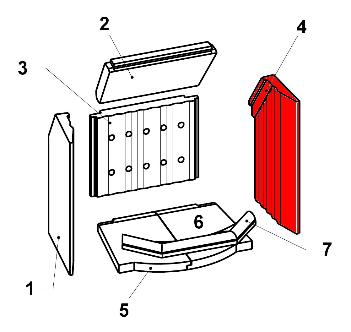 Leda Karat 511 D pierre latérale droit A Leda Karat 511 D pierre latérale droit A