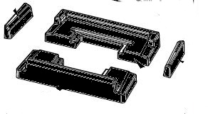 Spartherm Seo L pietra per fondo set nero