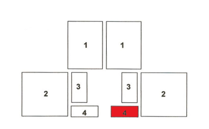 Caminos Topas Bodenstein vorne rechts Vermiculitestein Caminos Topas Bodenstein vorne rechts Vermiculitestein