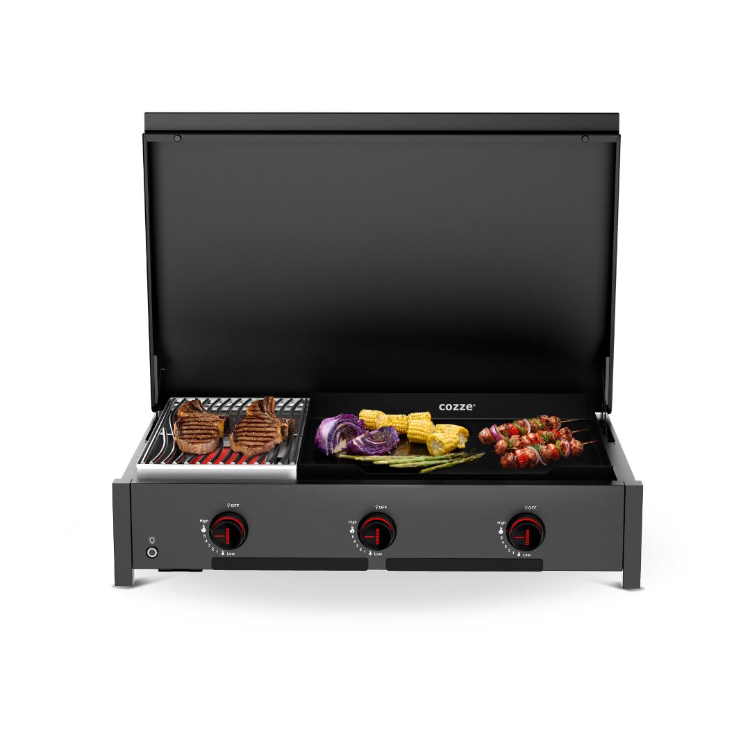 Cozze Elements Plancha Gas mit 3 Infrarotbrennern 7,5 kW