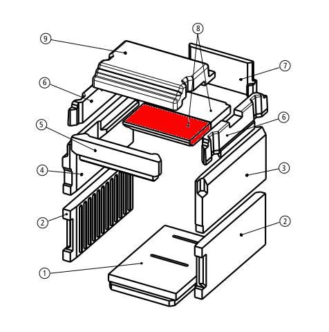 Leda Rubin K20 deflettore di tiraggio in basso anteriore Leda Rubin K20 deflettore di tiraggio in basso anteriore