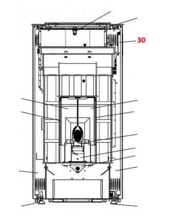 Haas-Sohn Aqua-Pellet 620.12 Bedieningspaneel Haas-Sohn Aqua-Pellet 620.12 Bedieningspaneel