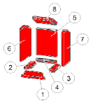 Austroflamm Moby binnenwerk Austroflamm Moby binnenwerk