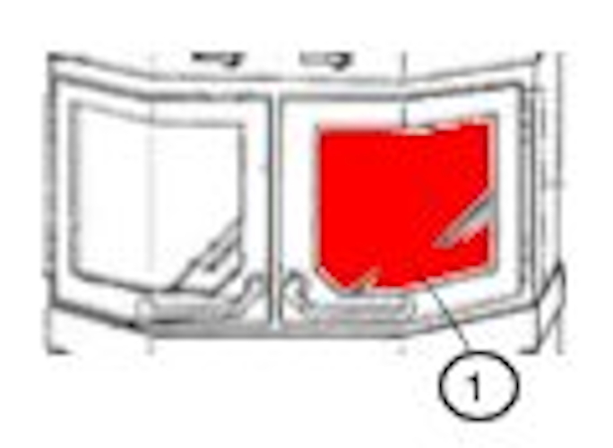 Austroflamm Wega lucarne vitre droit