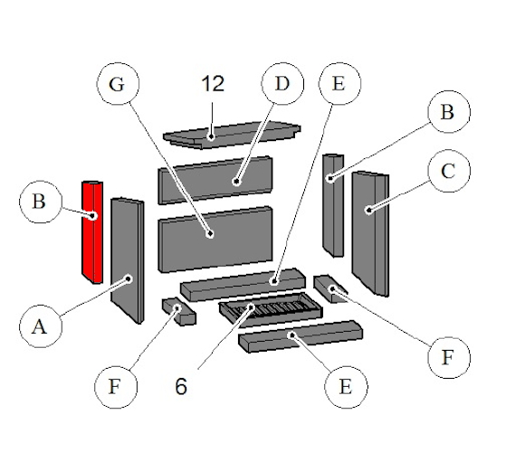 Haas-Sohn Pyrus easy 294.15 Zijsteen links achteraan