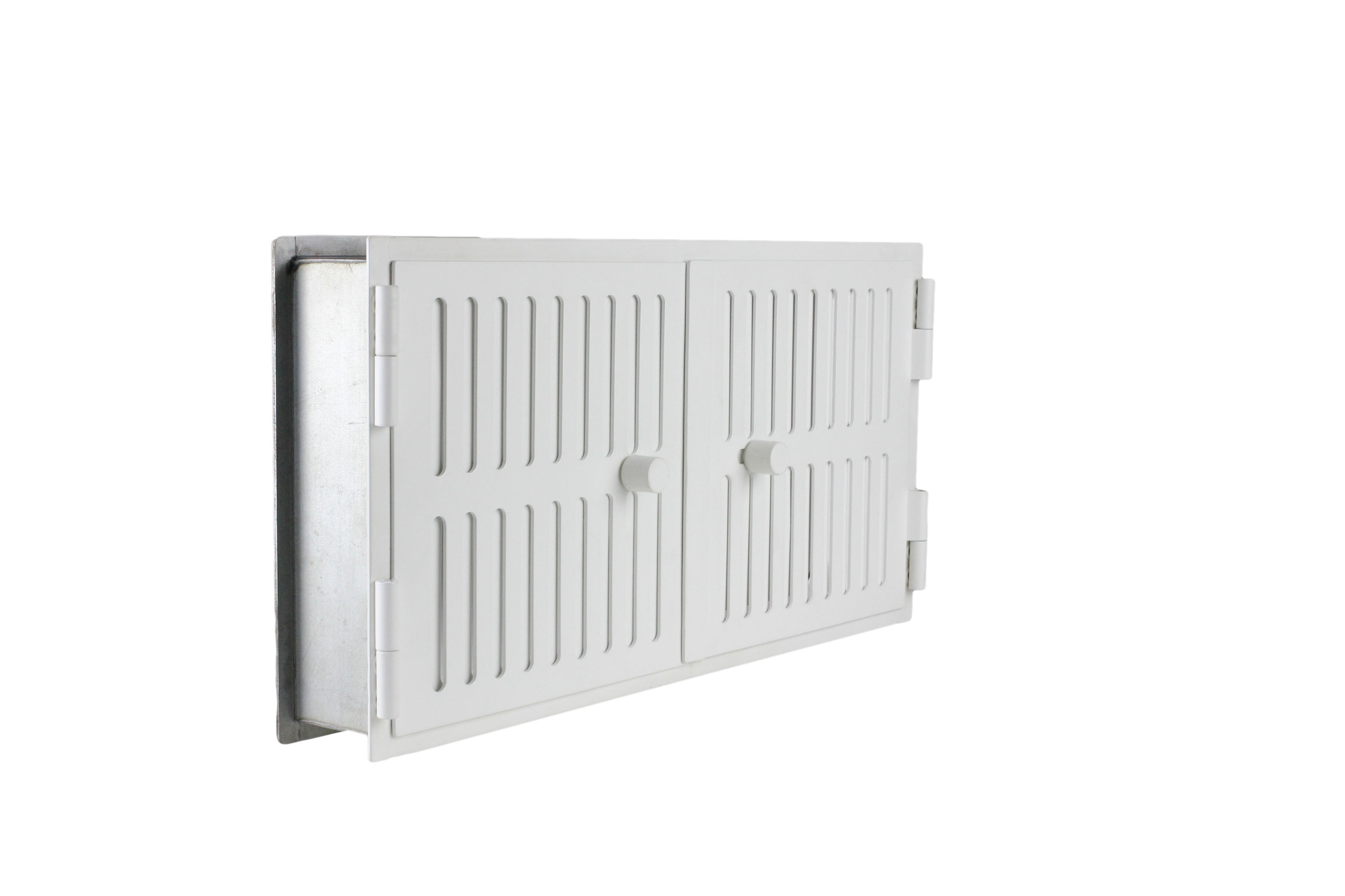 Rohrtür Lüftungsgitter 45 x 23 cm, zweiflügig SMRT4523ztd2