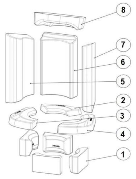 Austroflamm Mr. Wu rivestimento focolare