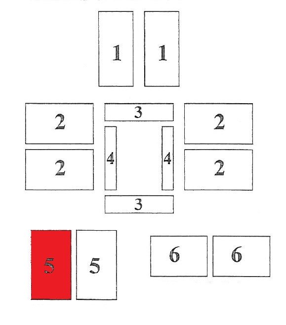 Caminos Rhombus røgvenderplade venstre