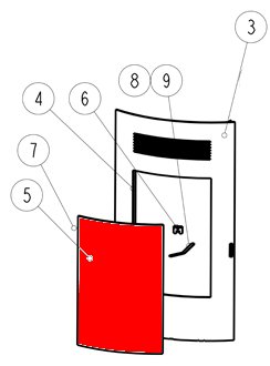 Wamsler Galant Glaskeramik Schauglas  Wamsler Galant Glaskeramik Schauglas