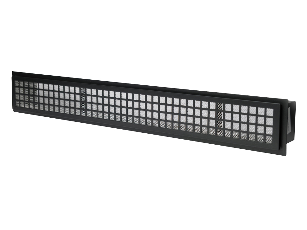 Design Luftleiste 55 cm mit Einbaurahmen SMDZS55s