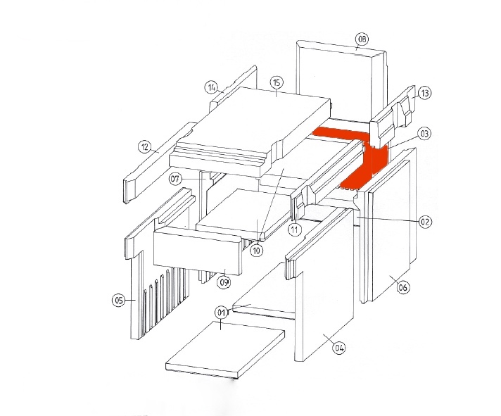 Leda Diamant H12 bagsten midten