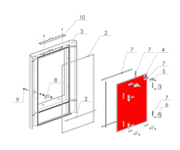 Fireplace Gravio vitre