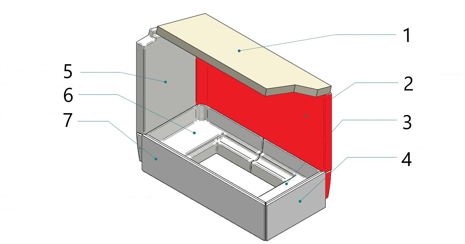 Contura i40 bagsten B Contura i40 bagsten B