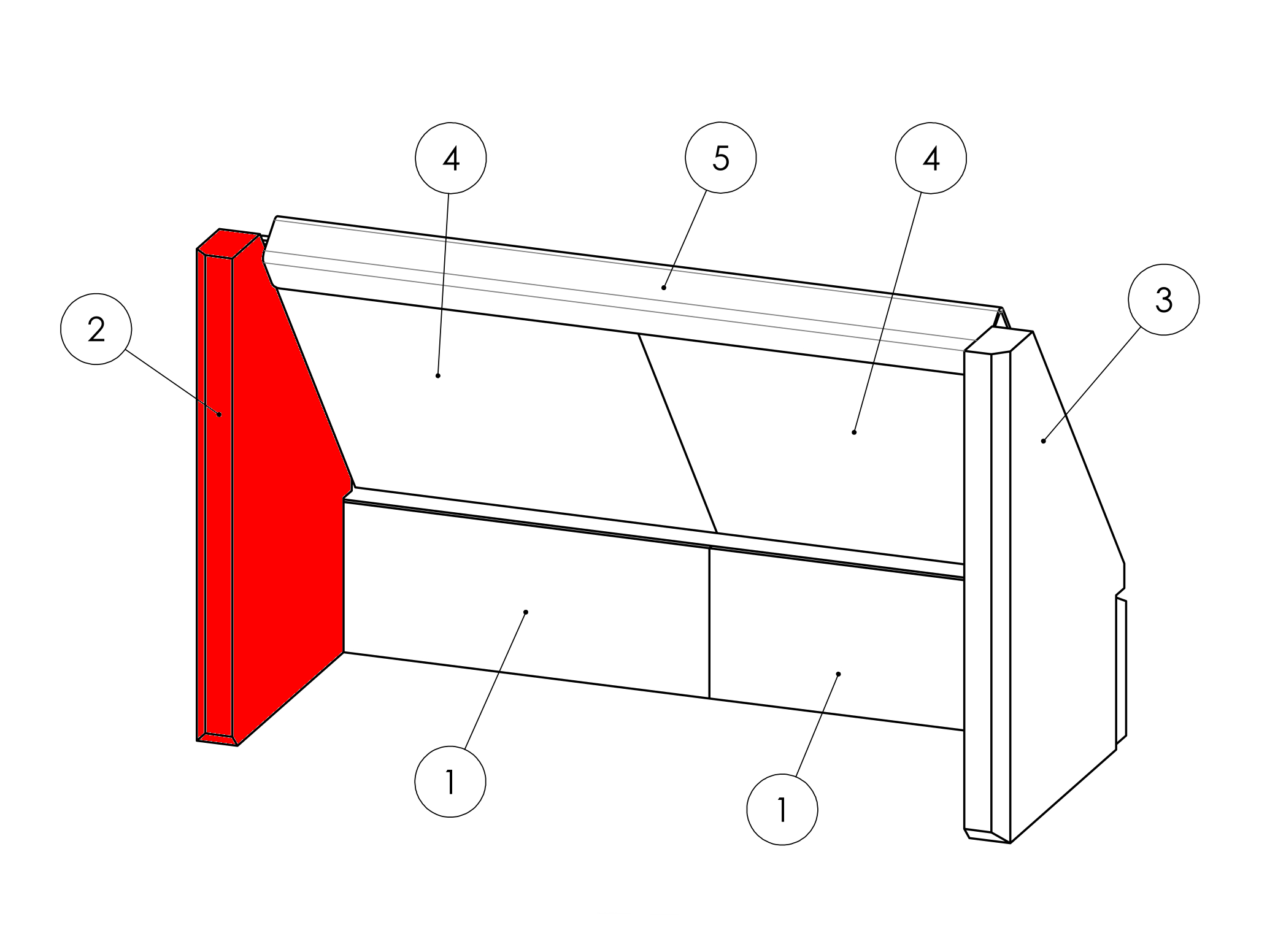Fireplace Adamis Seitenstein links B