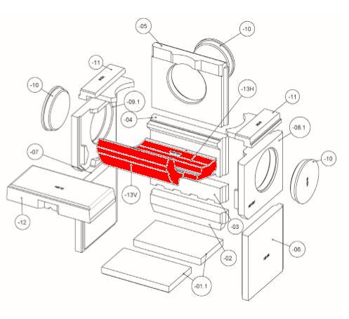 Leda Brillant H2 déflecteur kit A Leda Brillant H2 déflecteur kit A