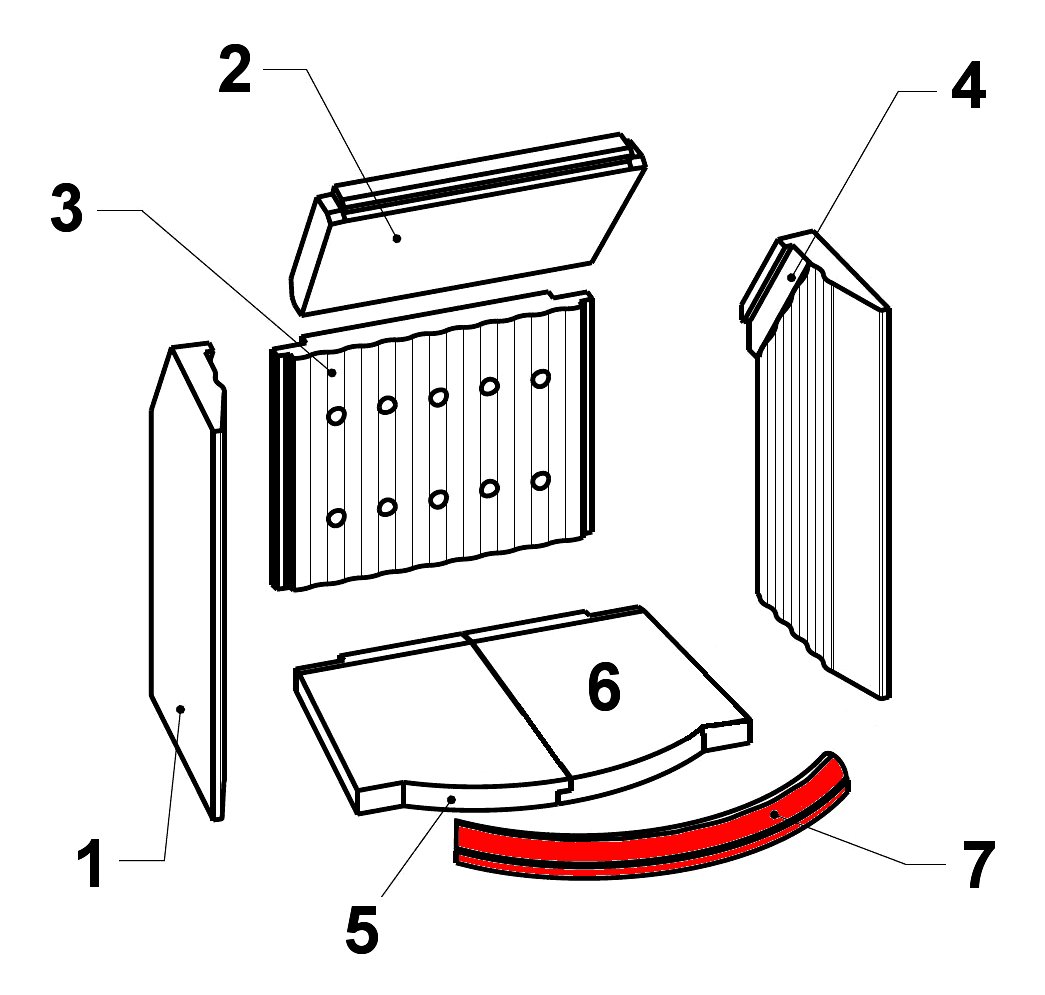 Leda Karat 512 W pietra anteriore A Leda Karat 512 W pietra anteriore A