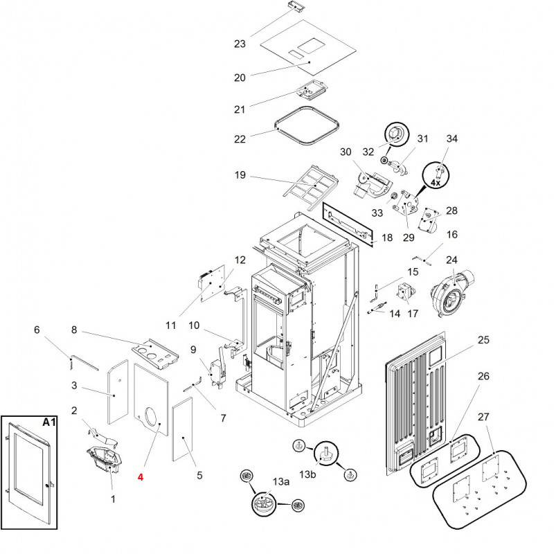 Haas-Sohn Pelletto III 434.08 bagsten