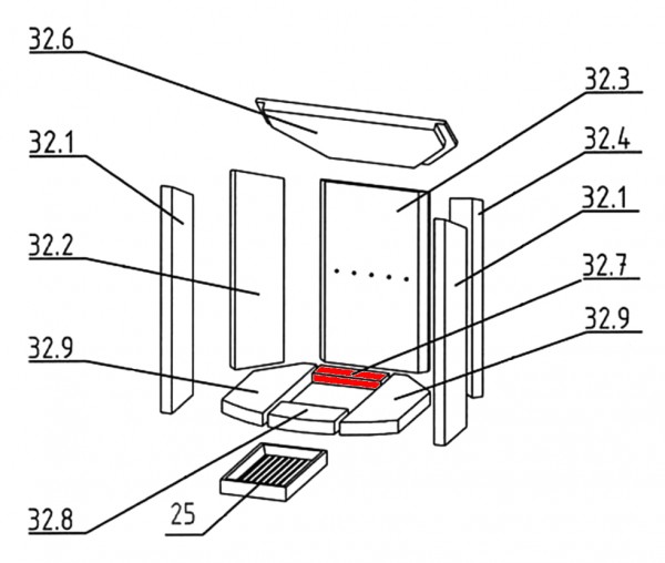 Oranier Arktis 8 Bodemsteen achteraan D Oranier Arktis 8 Bodemsteen achteraan D