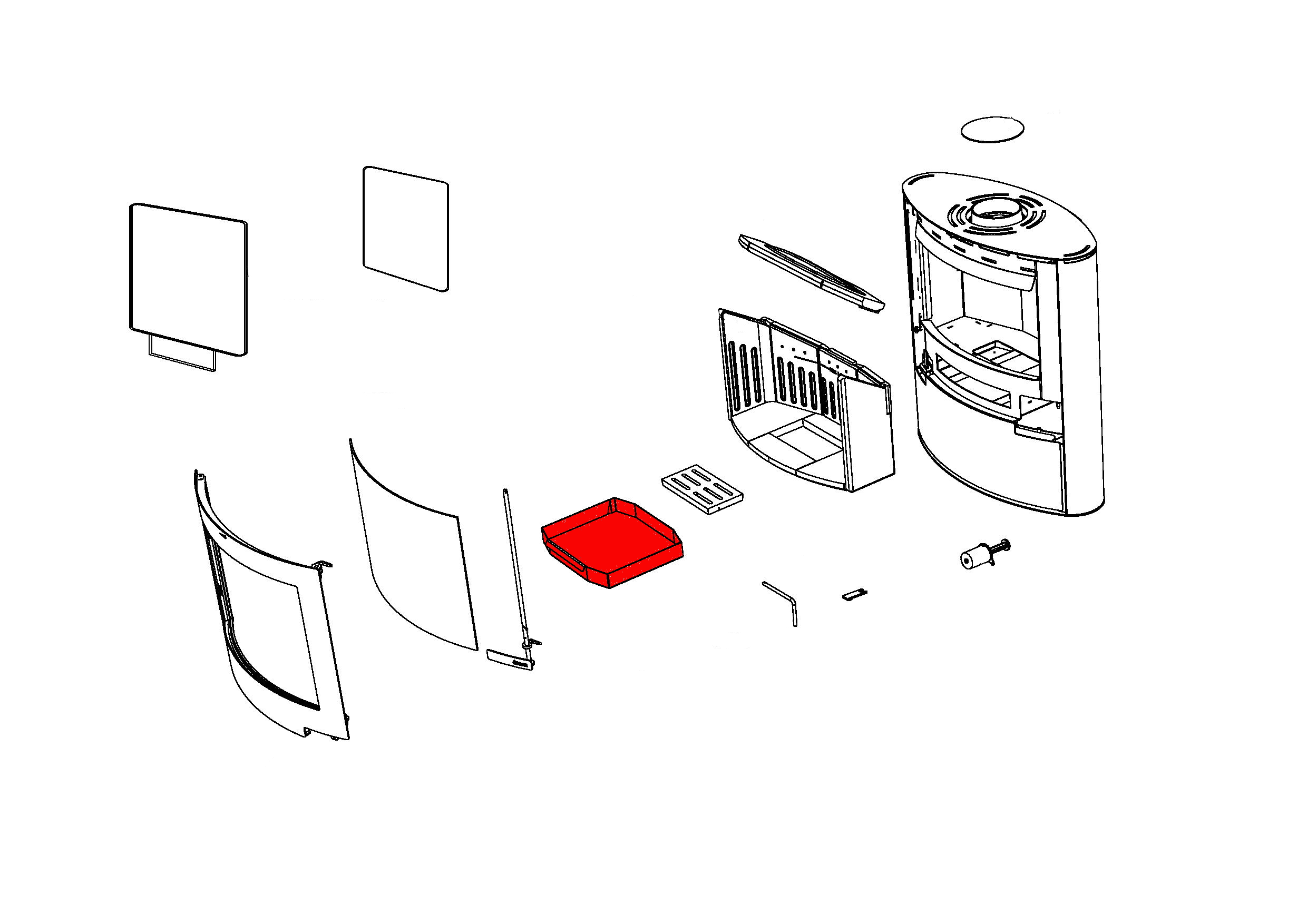 Aduro 15.1 cendrier Aduro 15.1 cendrier
