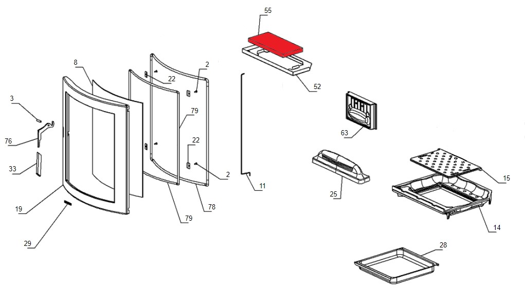 La Nordica Norma S Idro déflecteur haut C La Nordica Norma S Idro déflecteur haut C