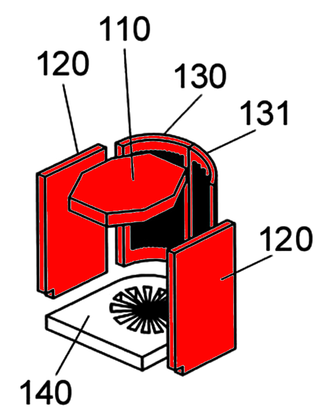 Oranier Amos 150 Feuerraumauskleidung Explosionszeichnung Oranier Amos 150 Feuerraumauskleidung Explosionszeichnung