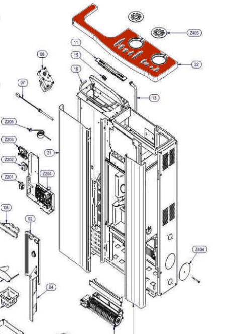 Wamsler PO 90 afdækningsplade Wamsler PO 90 afdækningsplade