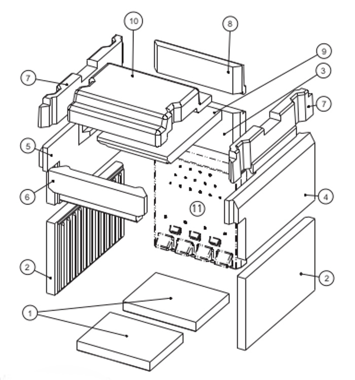 Leda Diamant H10 revêtement de chambre de combustion A Leda Diamant H10 revêtement de chambre de combustion A