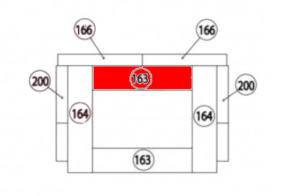 Haas+Sohn Varde 275.15 Bodenstein hinten Feuerraumstein Haas+Sohn Varde 275.15 Bodenstein hinten Feuerraumstein