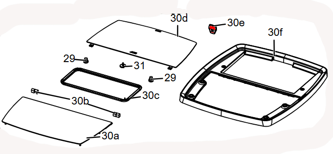 MCZ EGO-STAR Hydromatic 12 tasto di accensione
