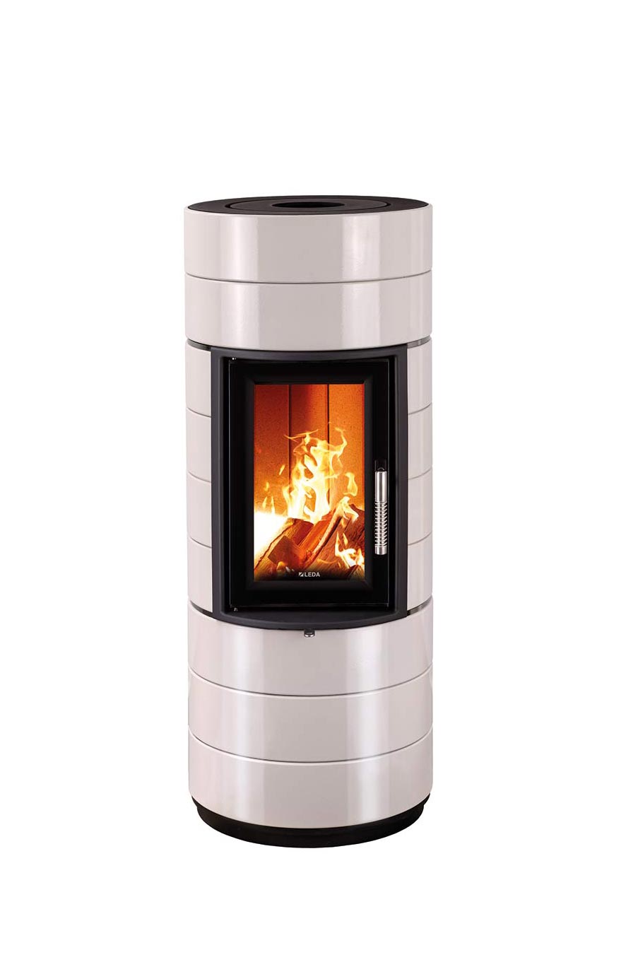 Kaminofen Leda COLONA lite weiß emailliert, 6 kW - Ausstellungsstück